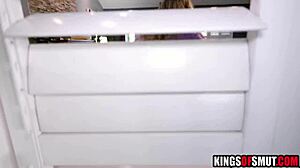 young guy spies on milf angelica amore getting hardcore with leo valentino