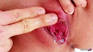 Skinny Japanese teen 18+ small tits seduces old guy for uncensored creampie ride