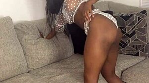 Ebony Divine's Cosplay Ass Tempts In Fat Curves