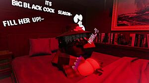 shemale femboy gets roughly stretched by big cock in passionate ass fuck