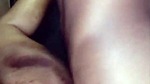 creamy ebony milf's WET PUSSY gets BANGED by huge cock