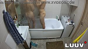 Man, Luuv Esteban and Foxy look amazing showering together, those natural tits are perfect!