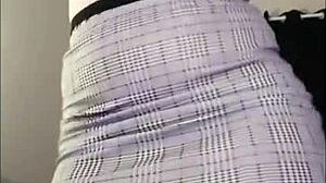 that fat ass shakes wildly in fishnets hiding her juicy pussy secrets