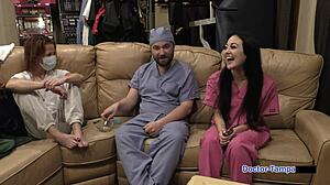 Blaire Celeste Endures Dr Tampa's Intense University Entrance Physical Behind the Scenes