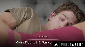 pure taboo groom sneaks into bed with stepsister-in-law kylie rocket for pre-wedding cheating fuck deepthroat riding and cumshot