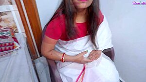 Hot Desi Neighbor Bhabhi Endures Painful Hard Fuck from Young Stud in Bedroom