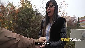 muslim nerd slut in hijab dress rides my cock cowgirl hardcore pickup squirt tits bounce 😍🔥