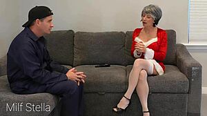 Mrs. Claus Pays Sleigh Bill with Tight Ass Fucktacular E63