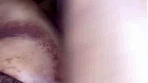 creamy ebony milf's WET PUSSY gets BANGED by huge cock