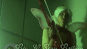 big n sexy britney's cosplay bj turns into deepthroat facefuck facial