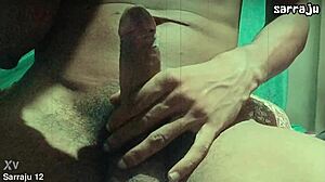 that indian boy jerks his big cock for homemade satisfaction