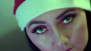 milf pegs guy with strapon on christmas while he licks her ass