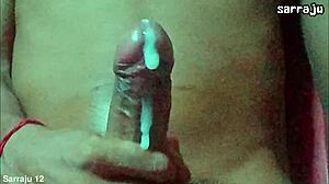 that indian boy jerks his big cock for homemade satisfaction
