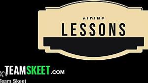 City Girl Turns Farm Slut Riding JERKING Stepdad