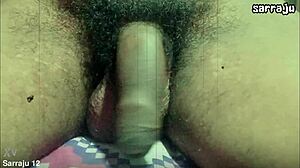 that indian boy jerks his big cock for homemade satisfaction