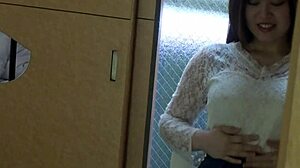 Massive F-Cup Nurse Unleashes Pheromone Masturbation