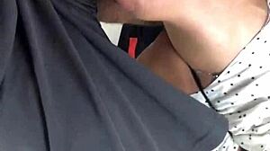 her huge natural tits beg for spanking choking gagging deepthroat cum dripping nipples