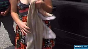 horny black men line up banging faith crisis shaved pussy doggystyle outdoor turns!