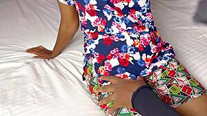 stepsis craves my thick bbc stretching her tight virgin hole