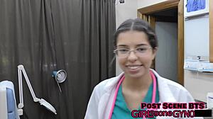 hey daisy bean's nurse exam gets her moaning with toys...