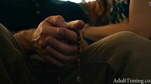 Pastor's evil wife Syren de Mer dominates Nathan Bronson in hardcore submission fuck taboo