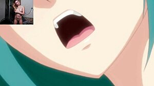 Post-orgasm strokes torment him into desperate pleas to make her stop touching