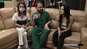 Blaire Celeste Endures Dr Tampa's Intense University Entrance Physical Behind the Scenes