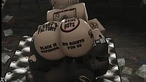 snow bunny fat ass bounces wildly riding big cock in roblox studio