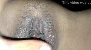 First time rough shaved pussy fuck ends with creampie orgasm, she's soaking wet already