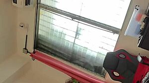 he spies stepmom masturbating then pounds her wet pussy and blasts ass cum