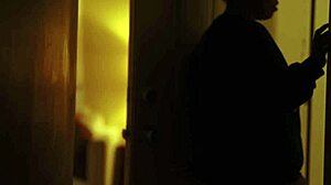 hubby gone she spreads for ex's thick cock pounding