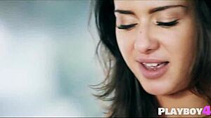 Blonde Brunette Hotties Kiss Finger Wet Pussies in Kitchen!