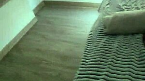 little slut grabs the huge dildo and stretches her pussy wide open