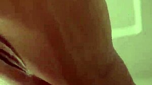 Shower titty fuck ends with cum on big boobs