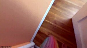 Milf Catches Masked Intruder Jerking Monster Cock and Joins for Pussy Ride