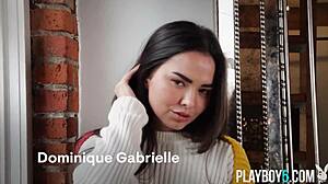 Tiny canadian teen dominique gabrielle poses ass tits softcore