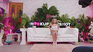 petite blonde becky summers slams internet stranger cock deep