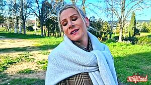 victoria's big-titted cougar fantasies unfold in lingerie part 1