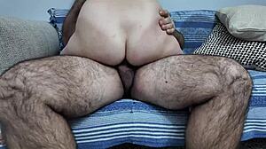 Amateur ebony bunny with braces bent over bedroom fucked by monster cock