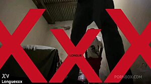 Skinny slut wants that long cock now?!