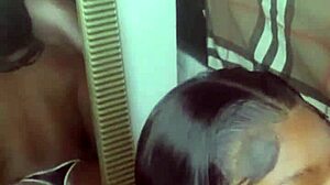 my lil stepsis tests my black cockk