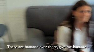 FOUR CUTE COLLEGE BRUNETTES SUCK AND SWAP CUM IN WILD OUTDOOR BLOWBANG ORGY