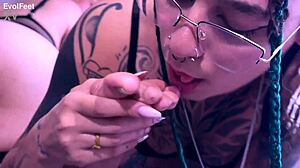 Suck my toes hard to start the day right!