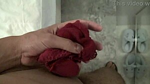 omg caught stepson jerking with my dirty panties