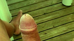 i'm so excited gonna cum on the campsite terrace!