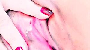 virgin latina teen milla santiago masturbates her tight pussy