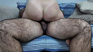 Amateur ebony bunny with braces bent over bedroom fucked by monster cock