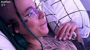 Suck my toes hard to start the day right!