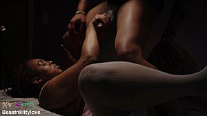 hubby gone she spreads for ex's thick cock pounding