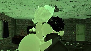 Whoa cute girl landlord can't handle that massive bbc destroying her on roblox?